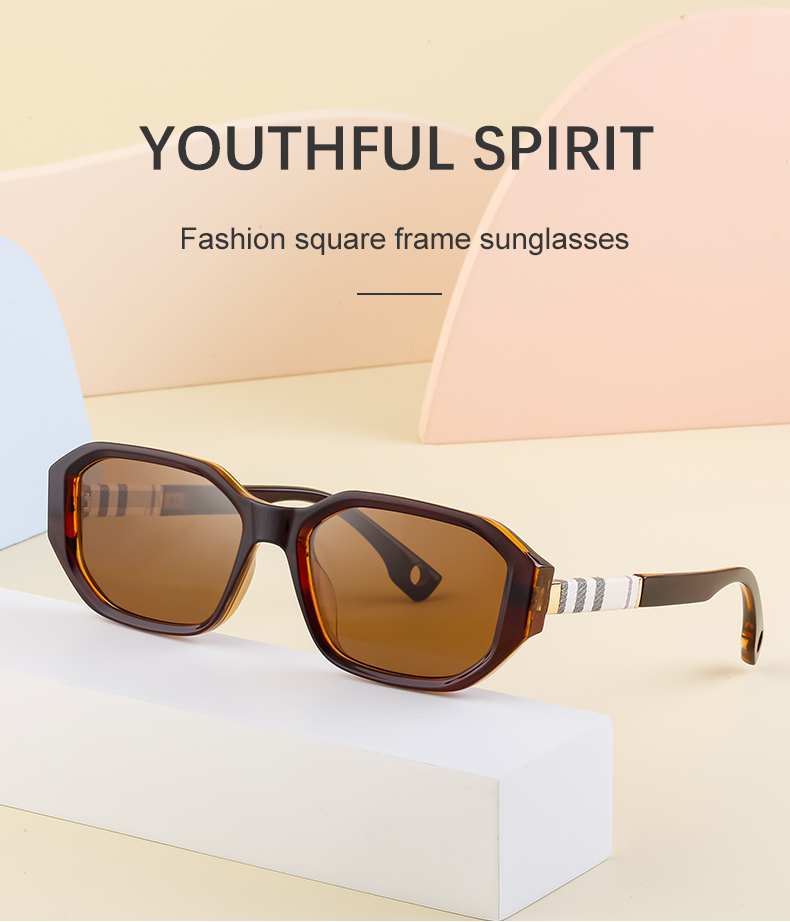 Formal Solid Color Cool Style Solid Color Pc Square Full Frame Men's Sunglasses display picture 18