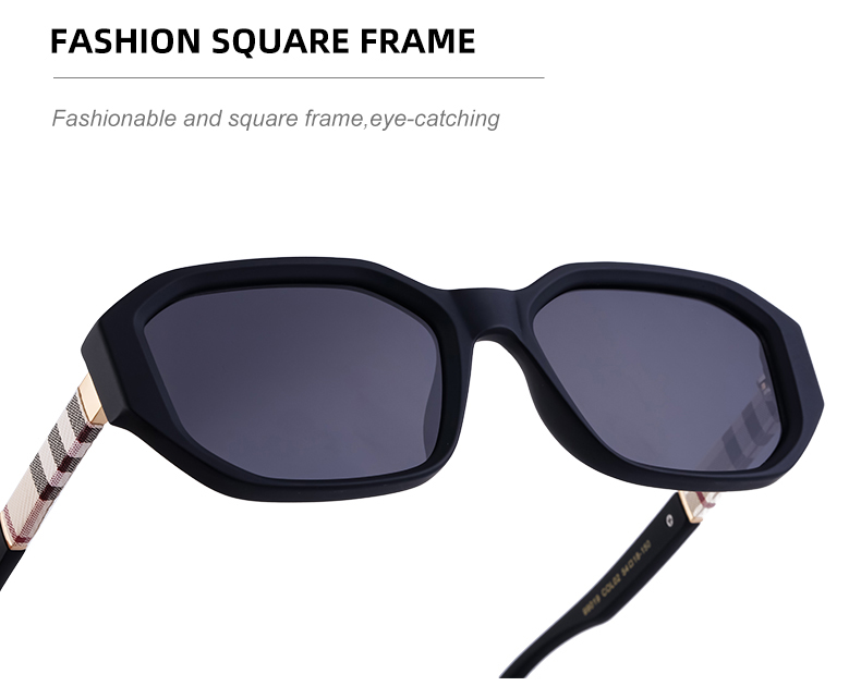 Formal Solid Color Cool Style Solid Color Pc Square Full Frame Men's Sunglasses display picture 7