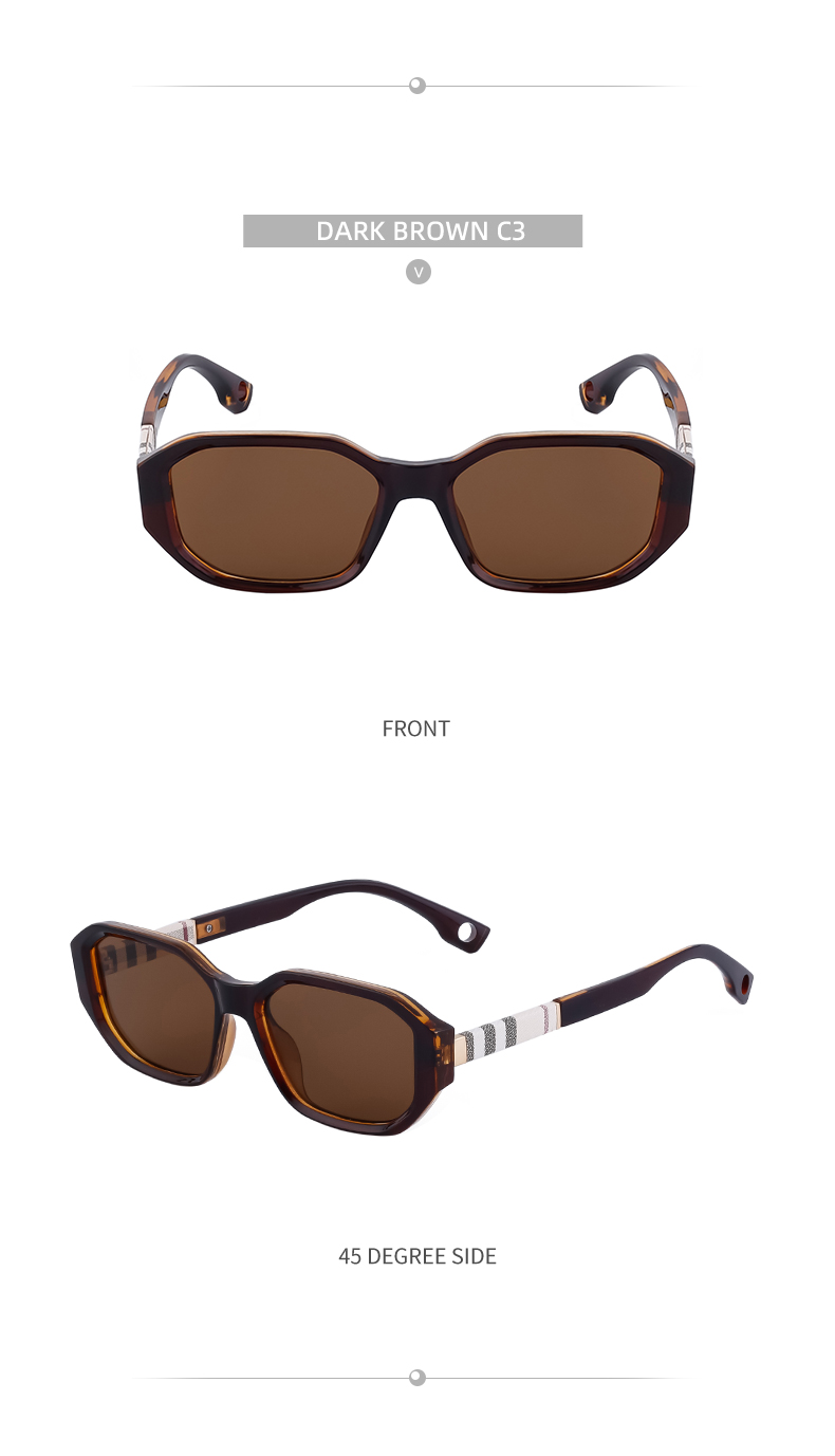 Formal Solid Color Cool Style Solid Color Pc Square Full Frame Men's Sunglasses display picture 14