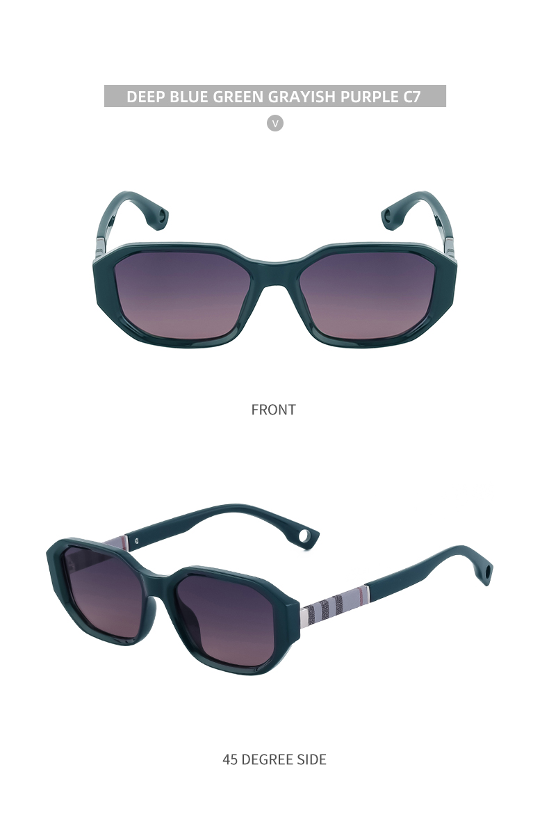 Formal Solid Color Cool Style Solid Color Pc Square Full Frame Men's Sunglasses display picture 15