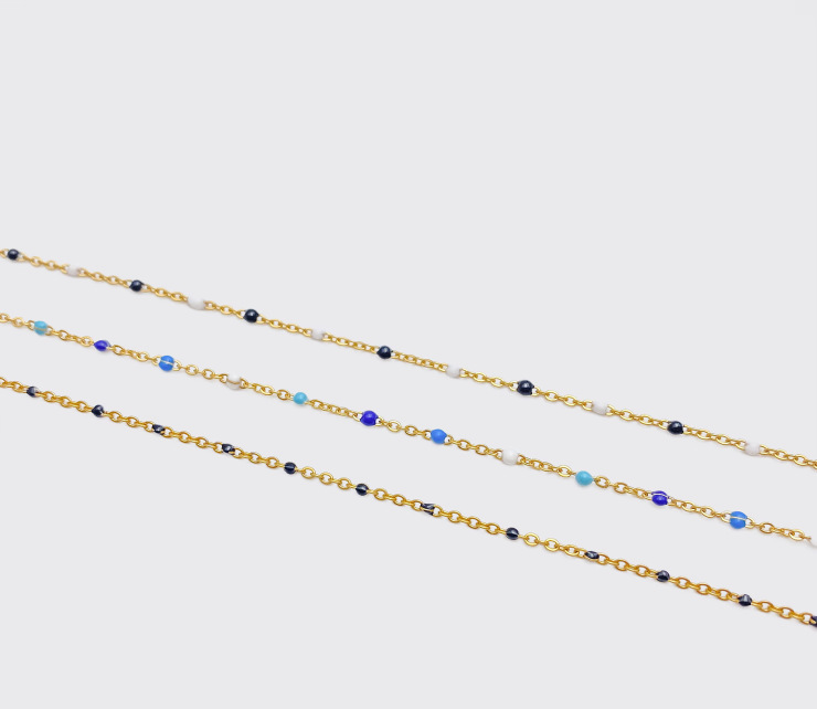 Einfacher Stil Einfarbig Titan Stahl Überzug Inlay Zirkon 18 Karat Vergoldet Halskette display picture 4