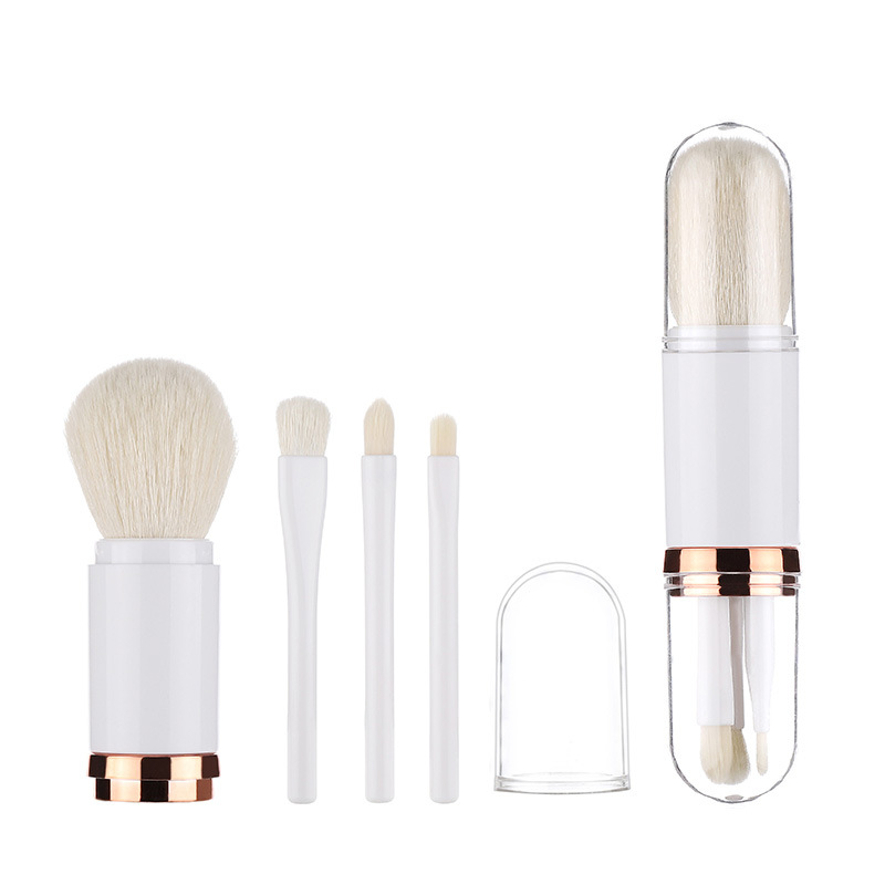Simple Style Artificial Fiber Plastic Plastic Handle Makeup Brushes 1 Set display picture 1