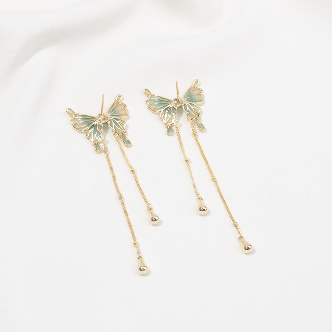 1 Pair Sweet Butterfly Alloy Drop Earrings display picture 2