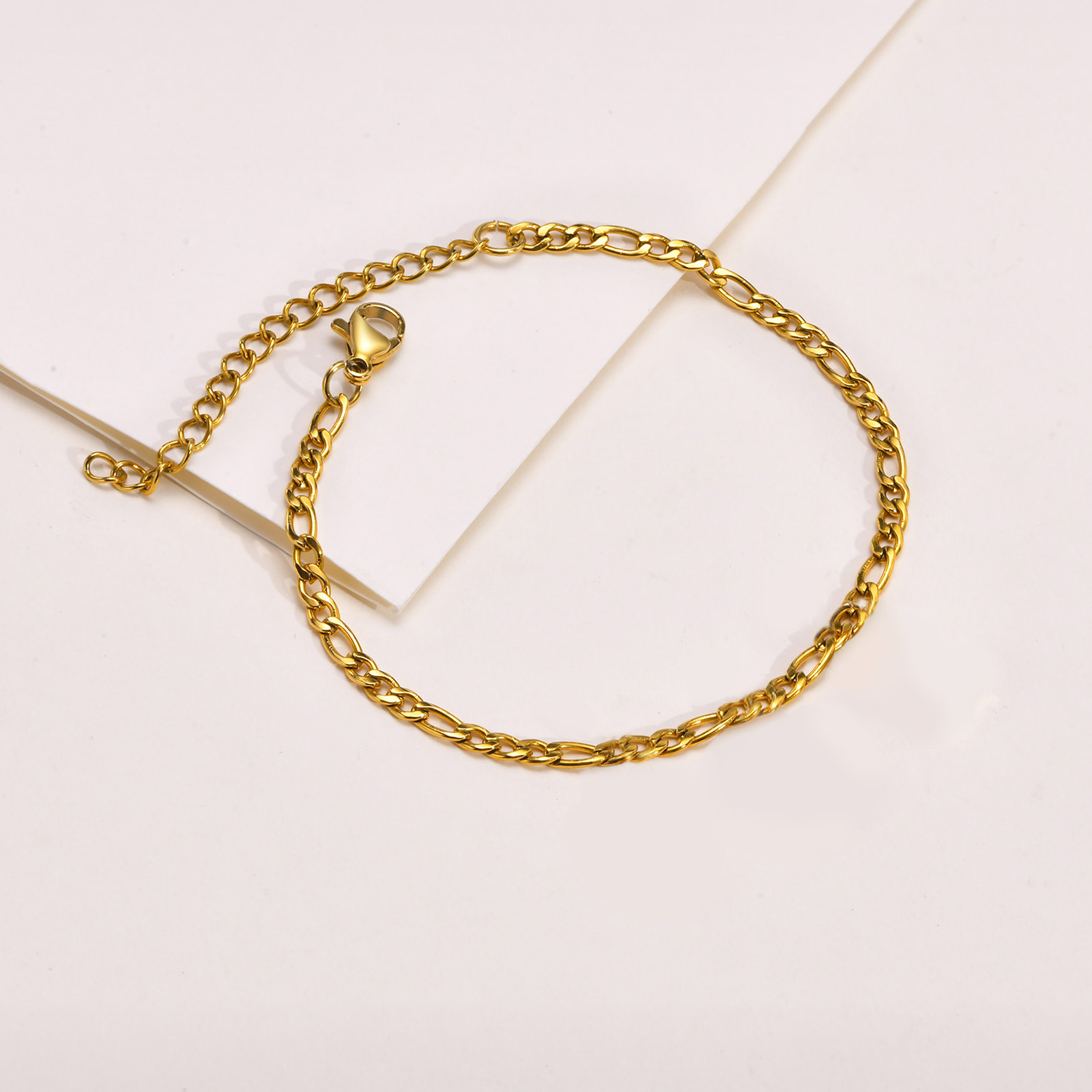 IG Style Casual Simple Style Geometric 201 Stainless Steel 18K Gold Plated Bracelets In Bulk display picture 6