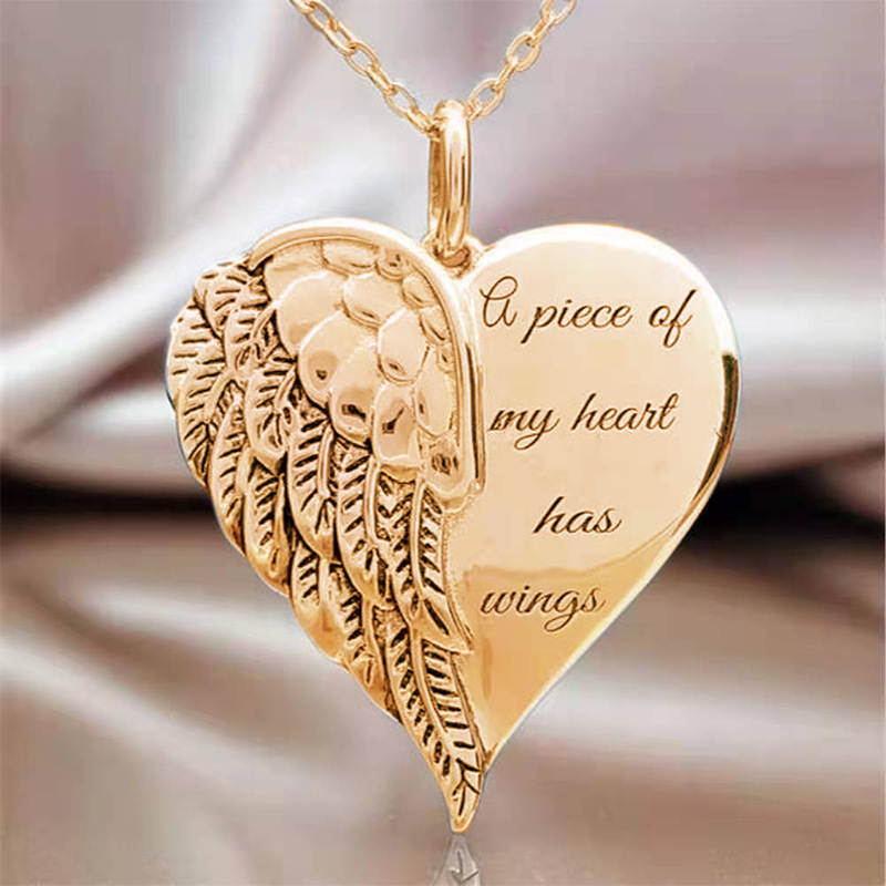 Elegant Streetwear Letter Heart Shape Alloy Gold Plated Silver Plated Women's Pendant Necklace display picture 2