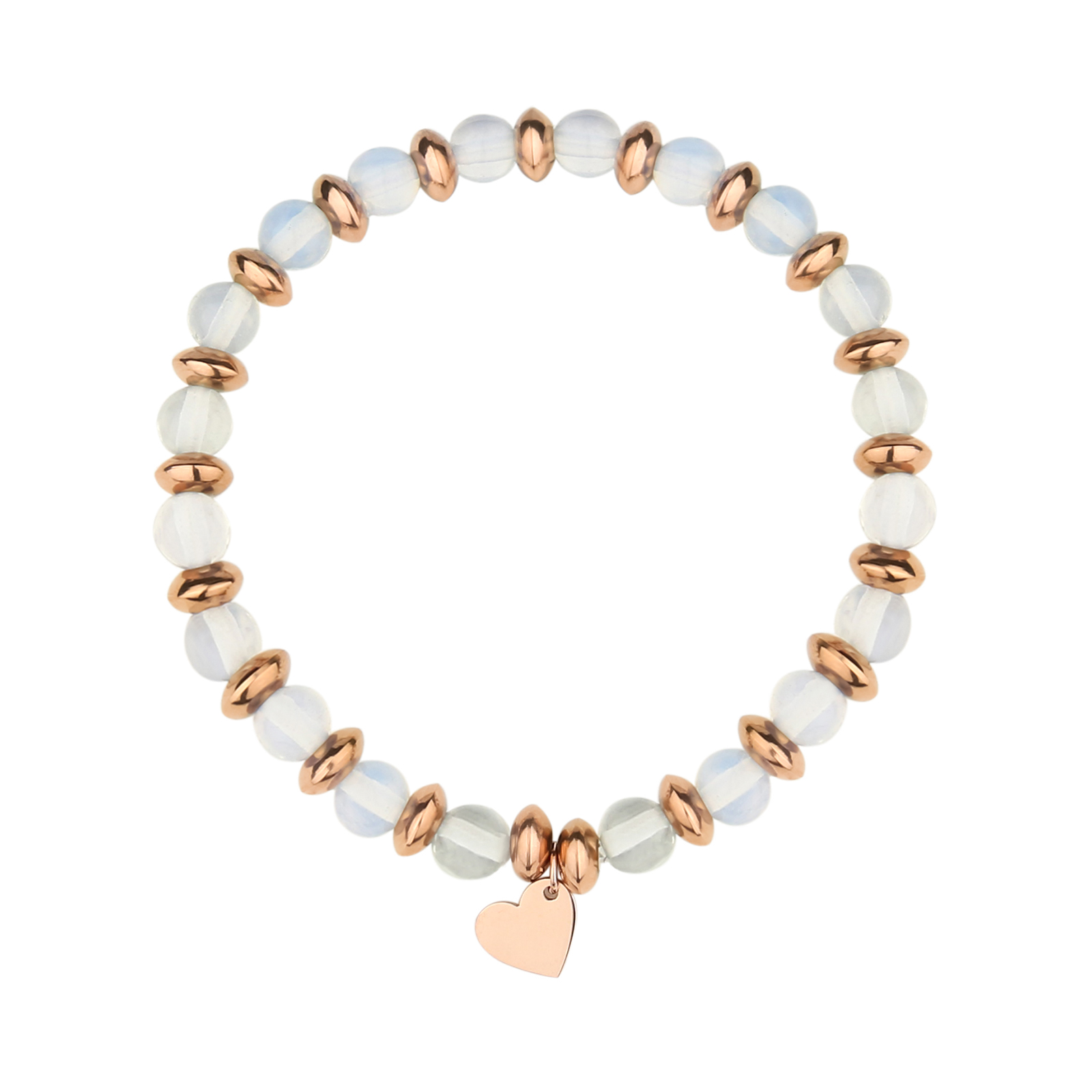 Casual Lindo Estilo Simple Ronda Acero Inoxidable Oro De Rose Plateado Pulsera Al Mayoreo display picture 7