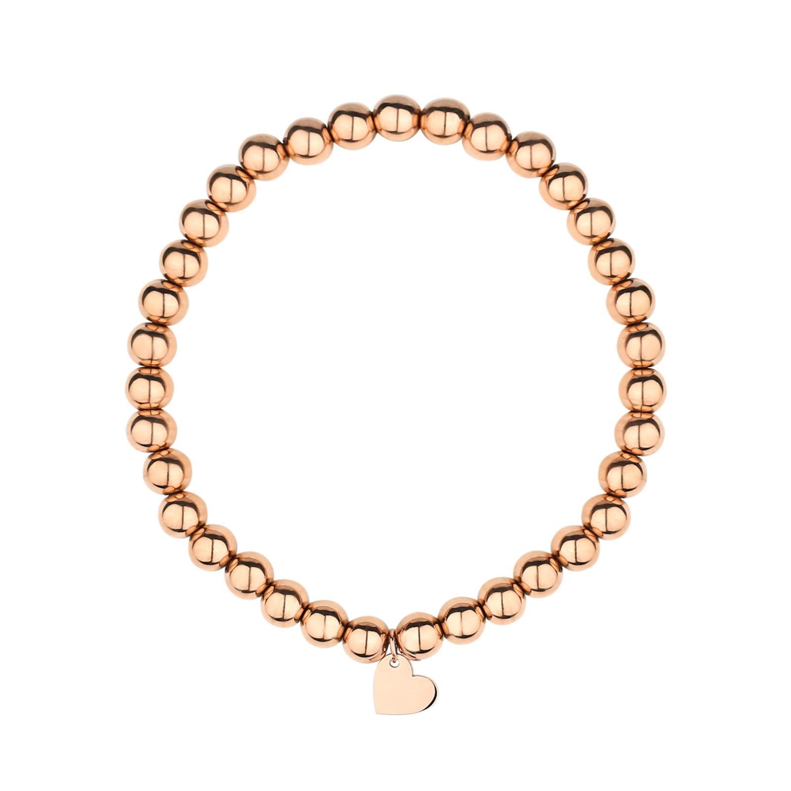 Casual Cute Simple Style Round Stainless Steel Rose Gold Plated Bracelets In Bulk display picture 9