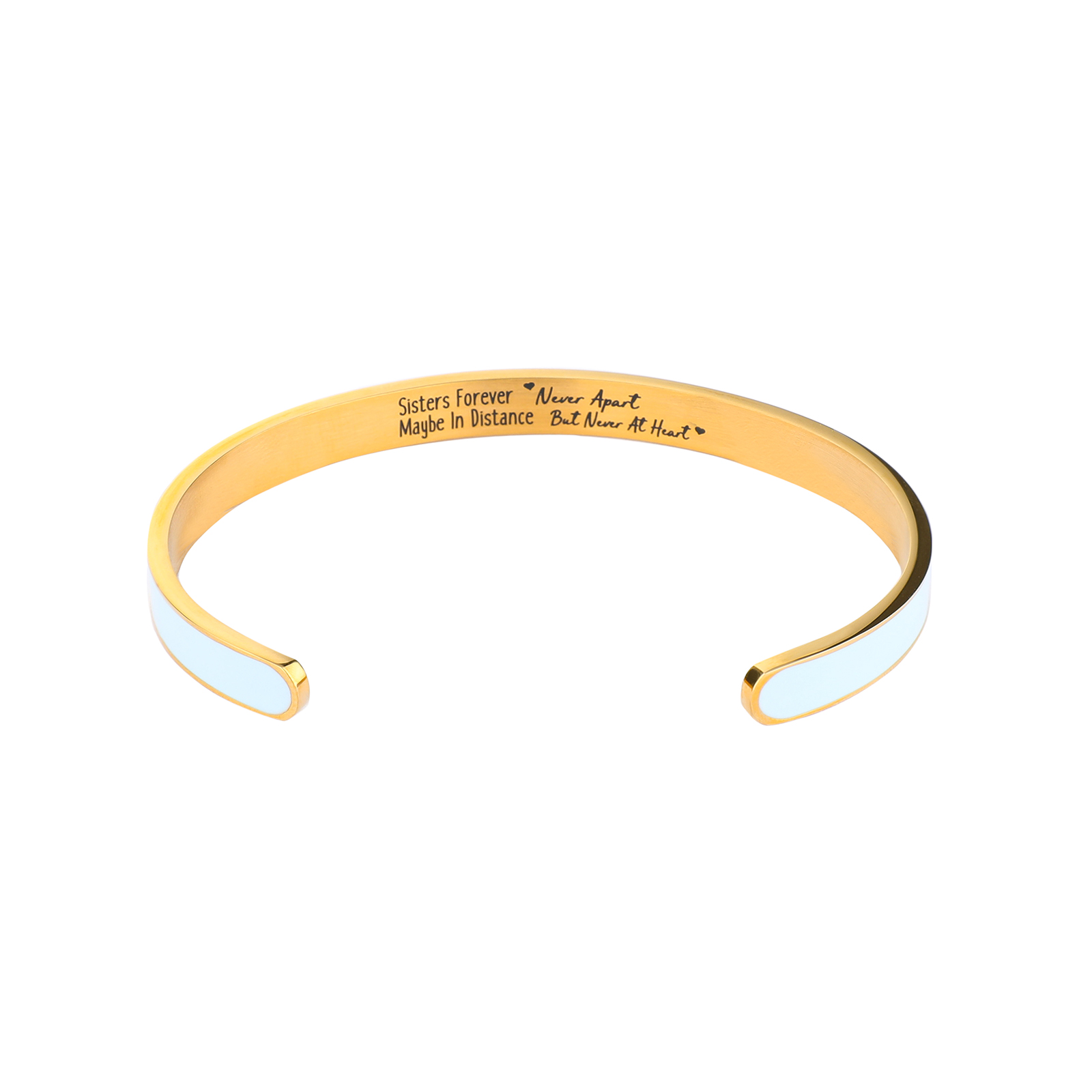 Casual Classic Style Geometric Stainless Steel Epoxy Plating Gold Plated Bangle display picture 5