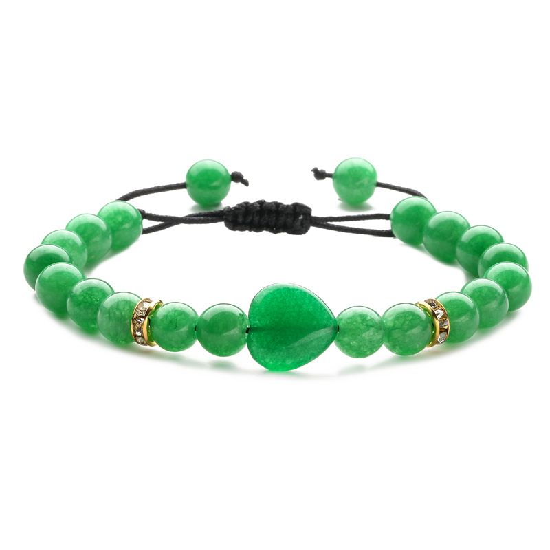 Ethnic Style Heart Shape Natural Stone Beaded Bracelets display picture 7
