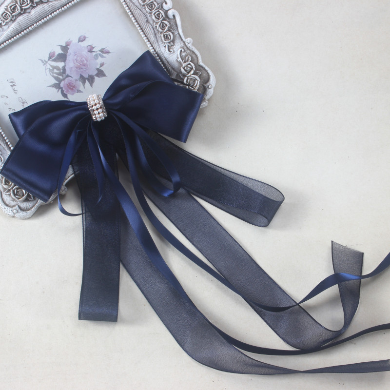 Women's Casual Sweet Commute Bow Knot Fabric Gauze Hair Clip display picture 2