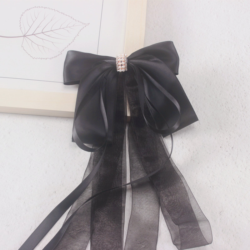 Women's Casual Sweet Commute Bow Knot Fabric Gauze Hair Clip display picture 6
