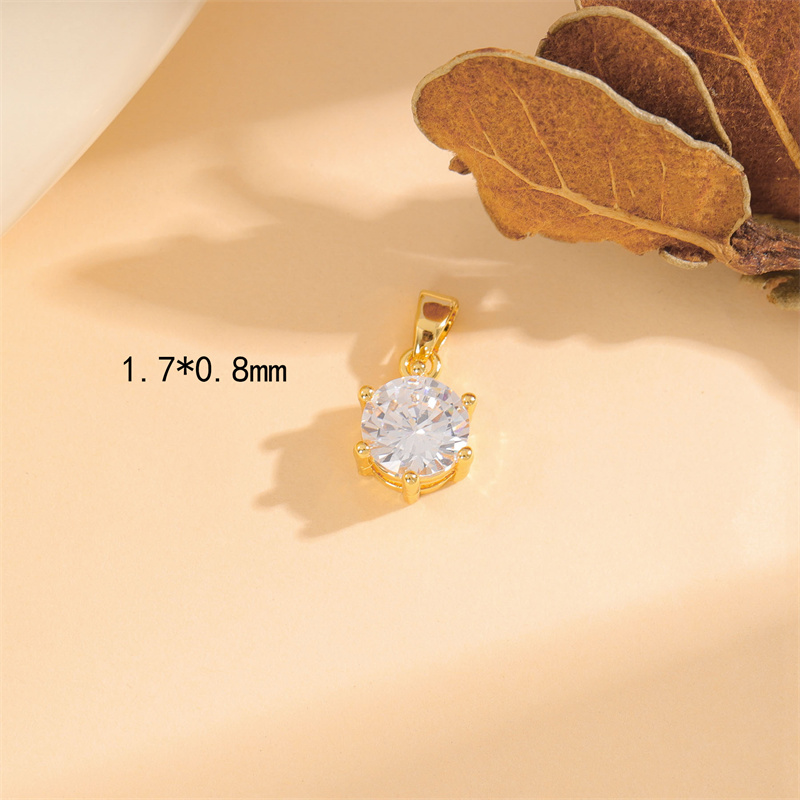 Wholesale Cute Handmade Shiny Sunflower Leaves Heart Shape Brass Plating Inlay 18K Gold Plated Zircon display picture 76