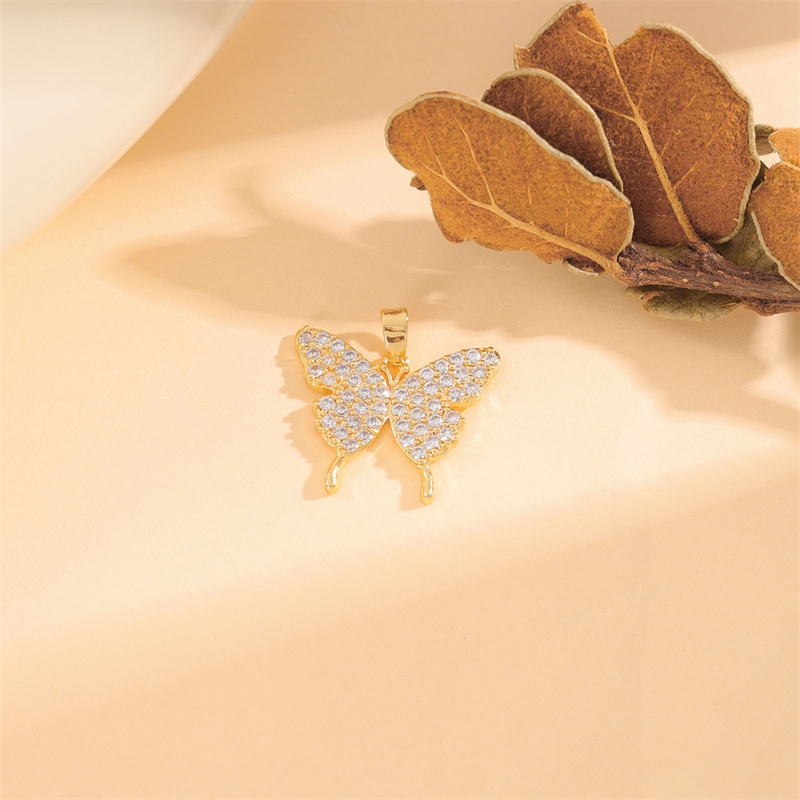 Wholesale Cute Handmade Shiny Sunflower Leaves Heart Shape Brass Plating Inlay 18K Gold Plated Zircon display picture 48