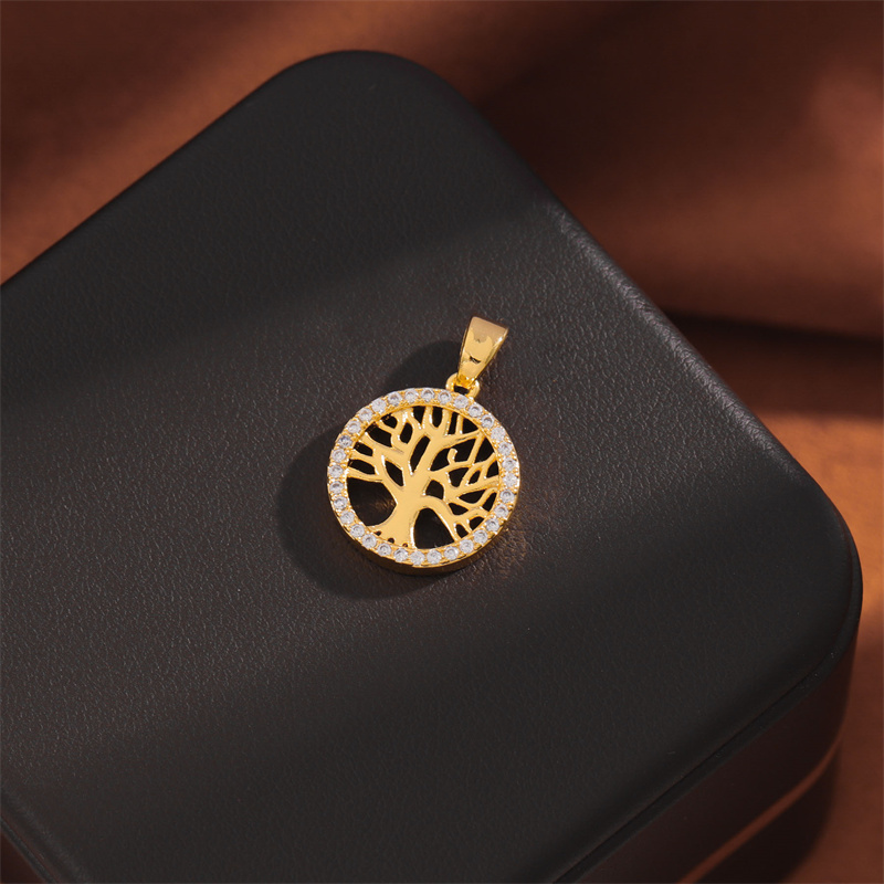 Wholesale Cute Handmade Shiny Sunflower Leaves Heart Shape Brass Plating Inlay 18K Gold Plated Zircon display picture 65