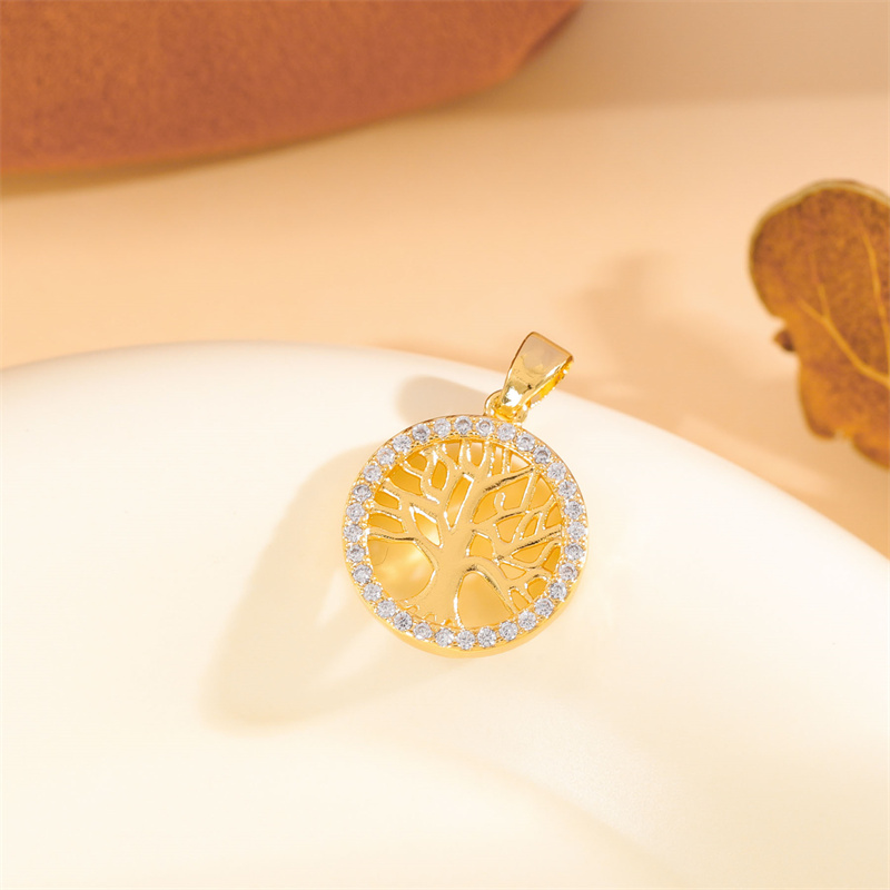 Wholesale Cute Handmade Shiny Sunflower Leaves Heart Shape Brass Plating Inlay 18K Gold Plated Zircon display picture 64