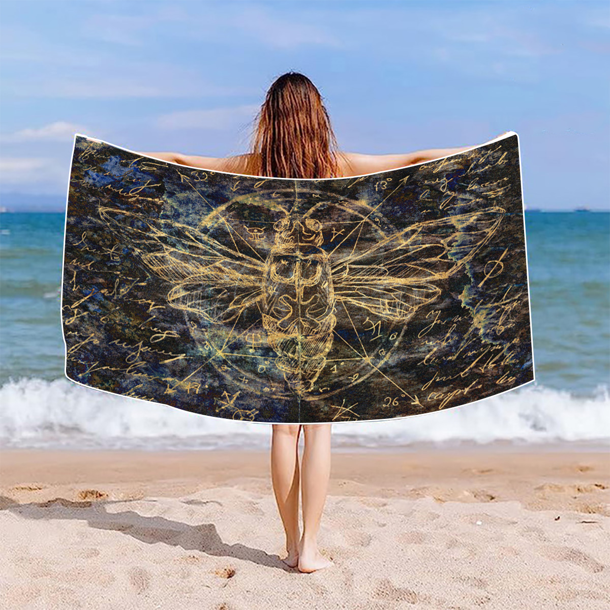 Casual Vacation Halloween Pattern Beach Towels display picture 5