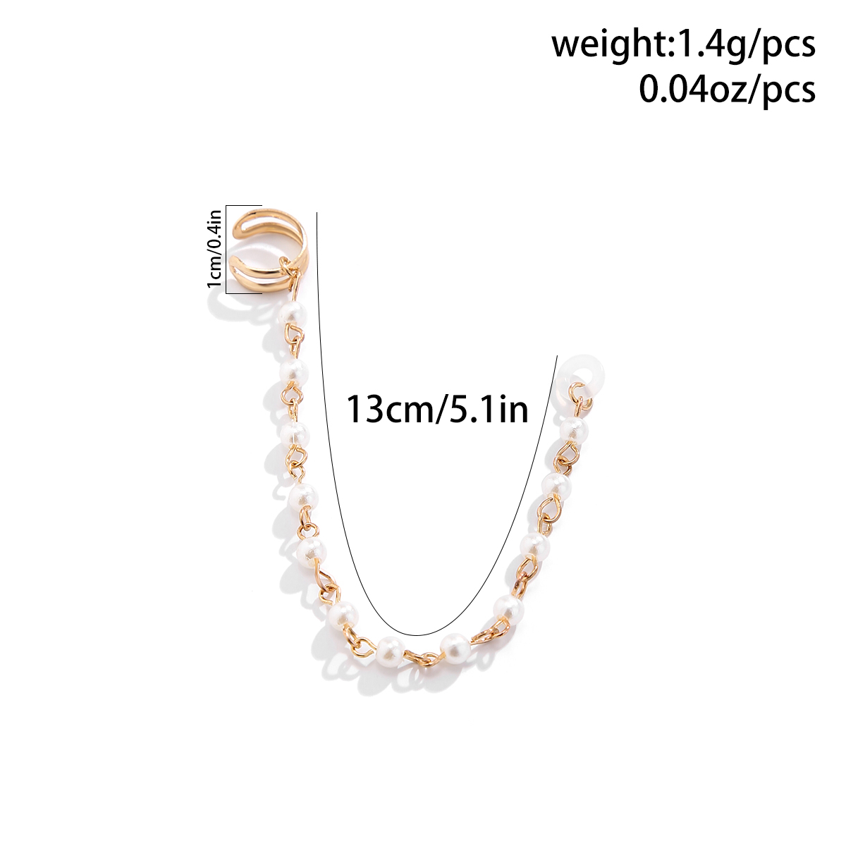 1 Piece Sweet Simple Style Classic Style Irregular Tassel Imitation Pearl Earrings display picture 1