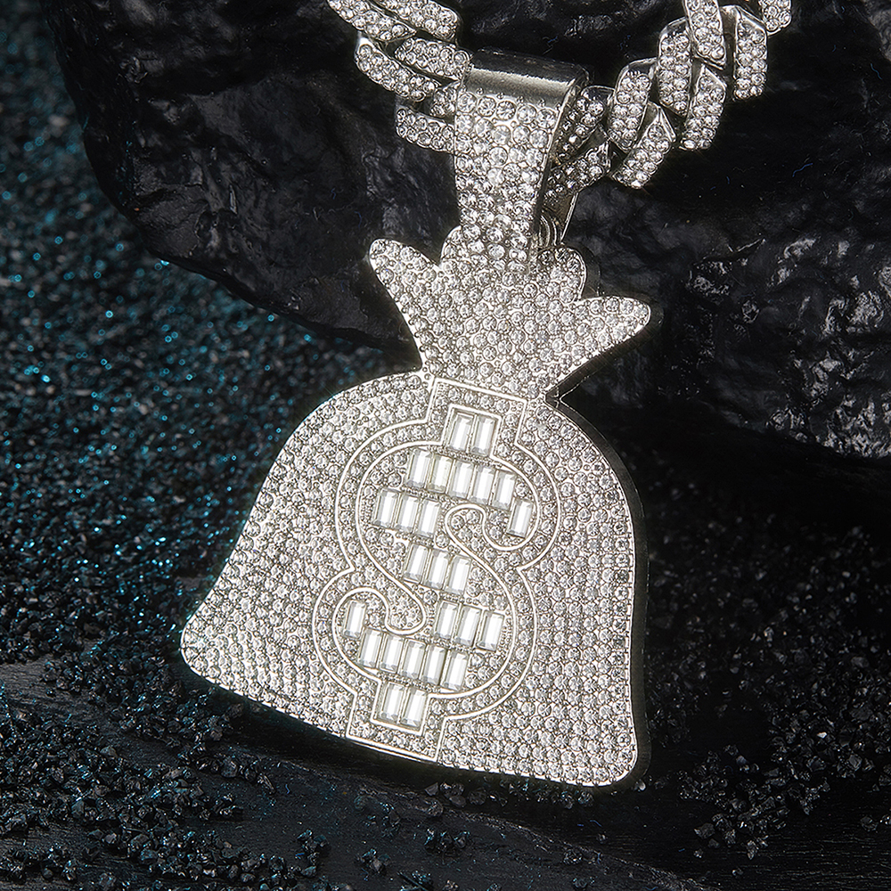 Hip Hop Exagerado Rock Letra Cara Emoji Aleación Enchapado Embutido Diamantes De Imitación Chapado En Oro Unisexo Collar Colgante display picture 18