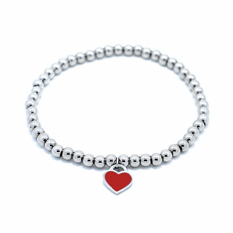 Basic Modern Style Heart Shape Stainless Steel Plating 18k Gold Plated Bracelets display picture 4