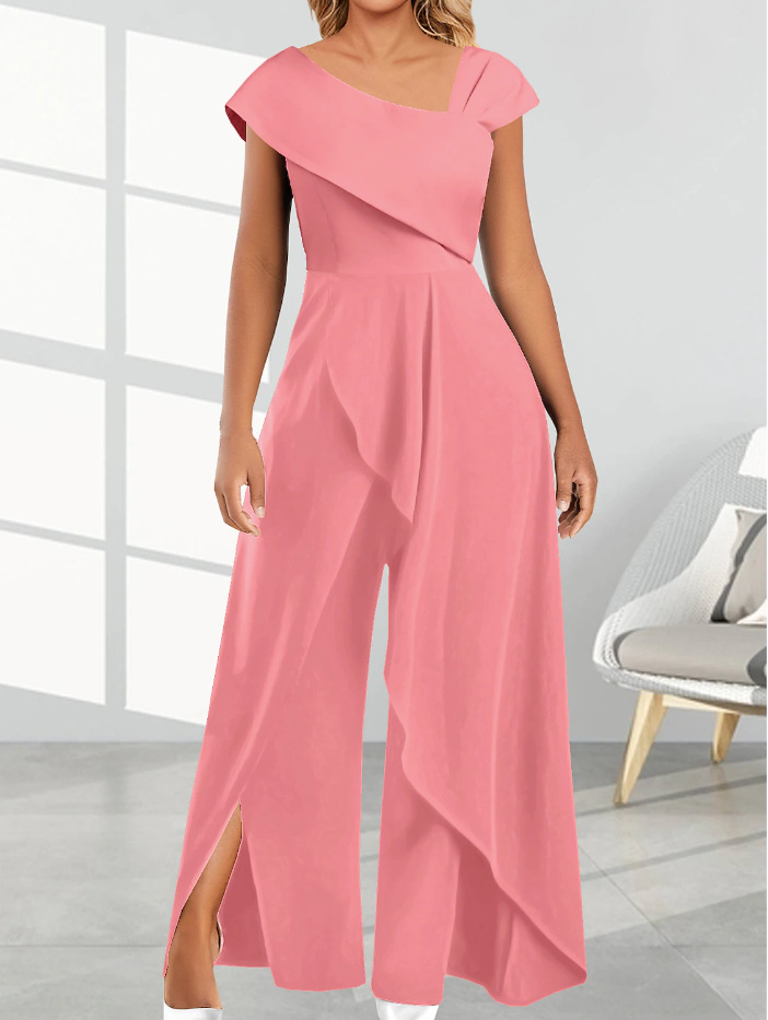 Women's Banquet Party Elegant Solid Color Ankle-length Jumpsuits display picture 2