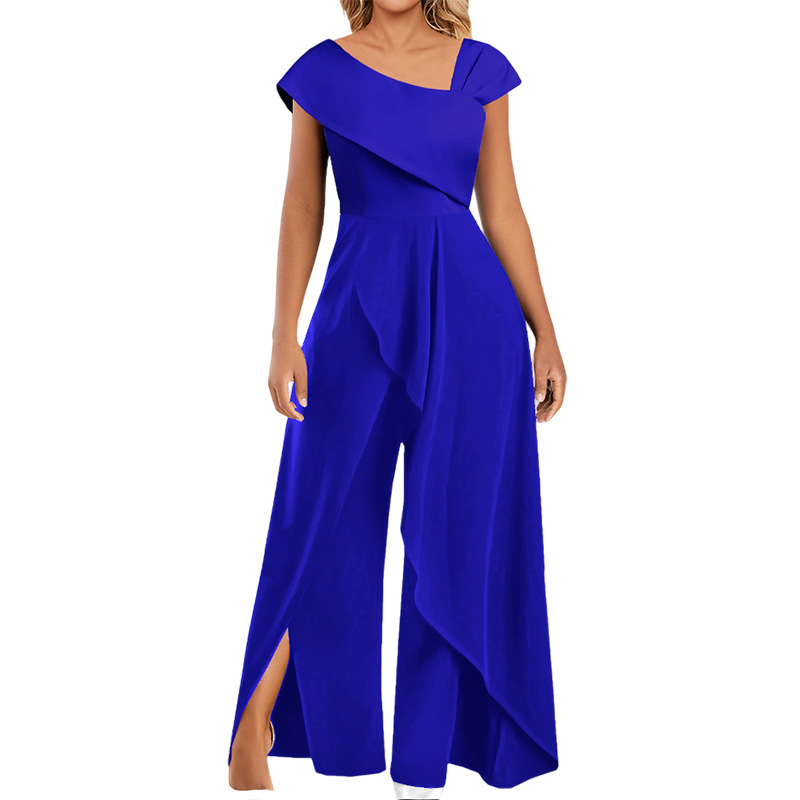 Women's Banquet Party Elegant Solid Color Ankle-length Jumpsuits display picture 5