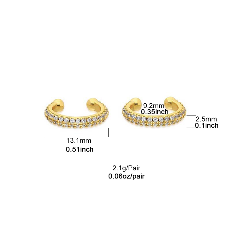 1 Pair Elegant Heart Shape Plating Inlay Copper Zircon White Gold Plated Gold Plated Earrings display picture 1