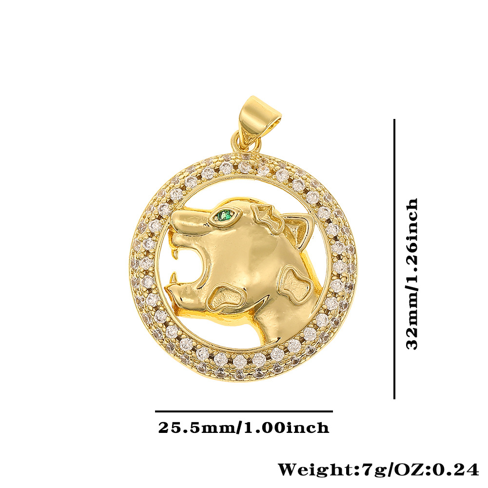 Casual Animal Zircon Copper Wholesale Charms Jewelry Accessories display picture 4