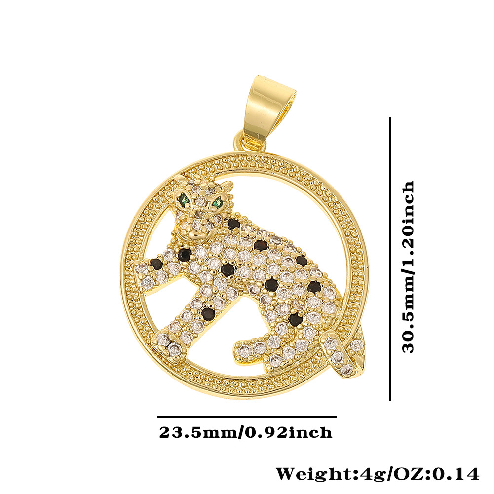 Casual Animal Zircon Copper Wholesale Charms Jewelry Accessories display picture 7