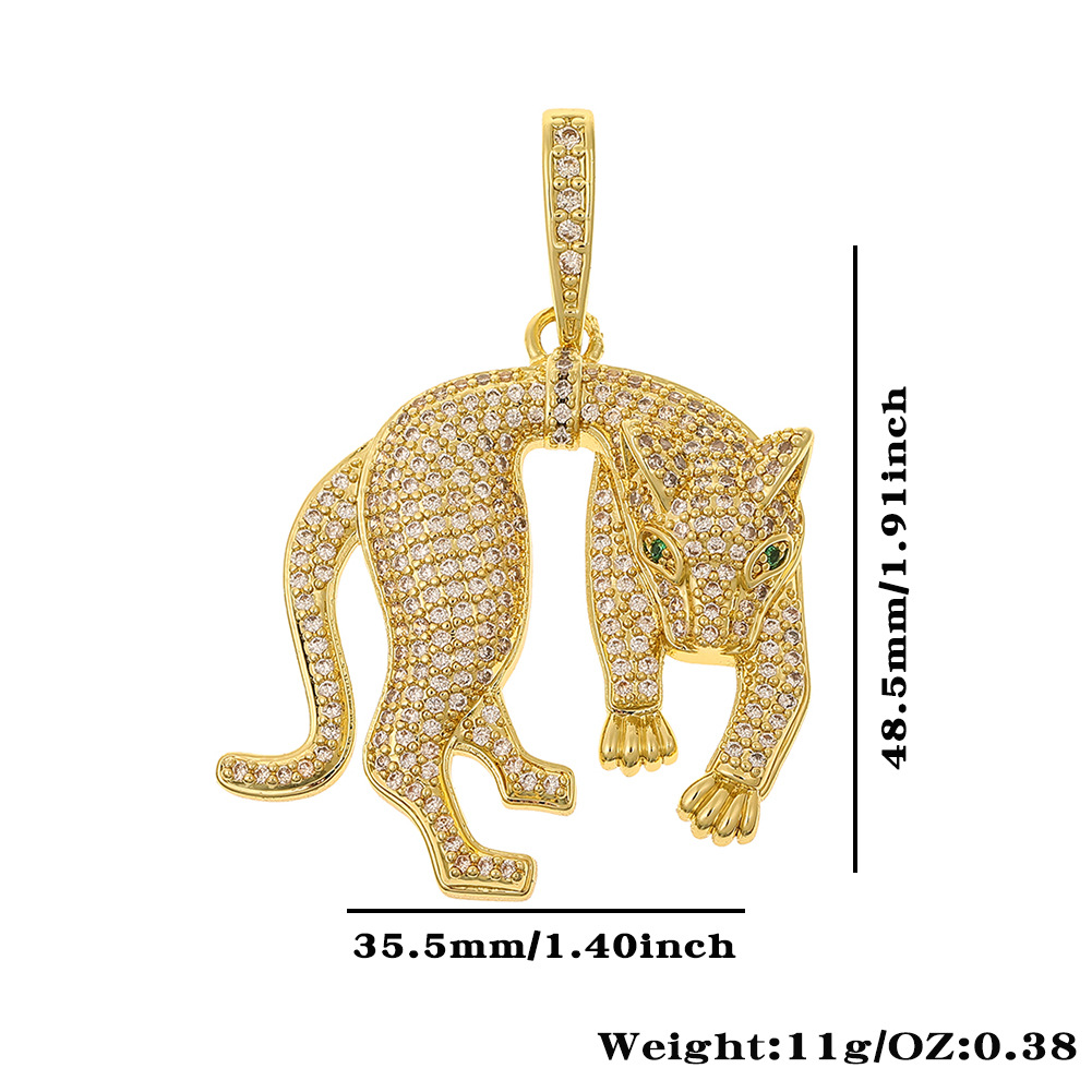 Décontractée Animal Zircon Le Cuivre De Gros Charmes Bijoux Accessoires display picture 10