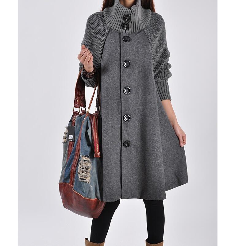 Women's Casual Solid Color Single Breasted Coat Woolen Coat display picture 5