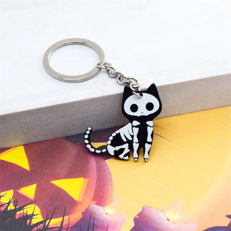 Cute Funny Spider Arylic Halloween Keychain display picture 11