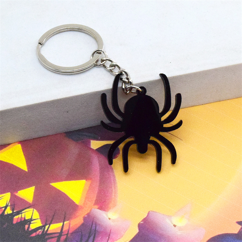 Cute Funny Spider Arylic Halloween Keychain display picture 14