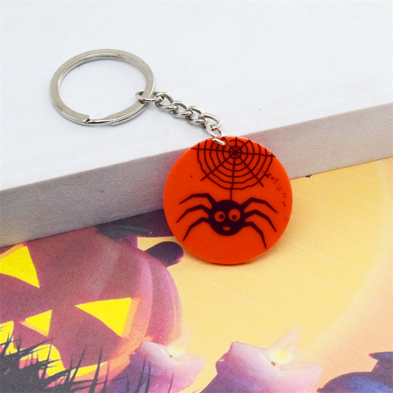 Cute Funny Spider Arylic Halloween Keychain display picture 9