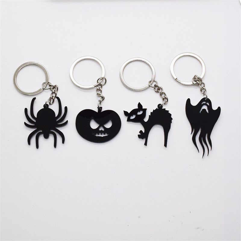 Cute Funny Spider Arylic Halloween Keychain display picture 18
