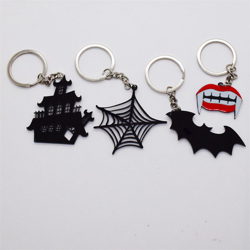 Cute Funny Spider Arylic Halloween Keychain display picture 19