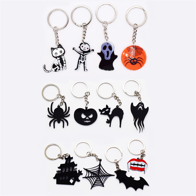 Cute Funny Spider Arylic Halloween Keychain display picture 20