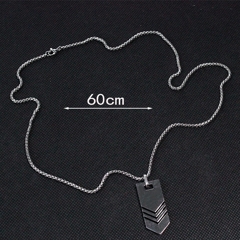 Casual Geometric Stainless Steel Men's Necklace display picture 1