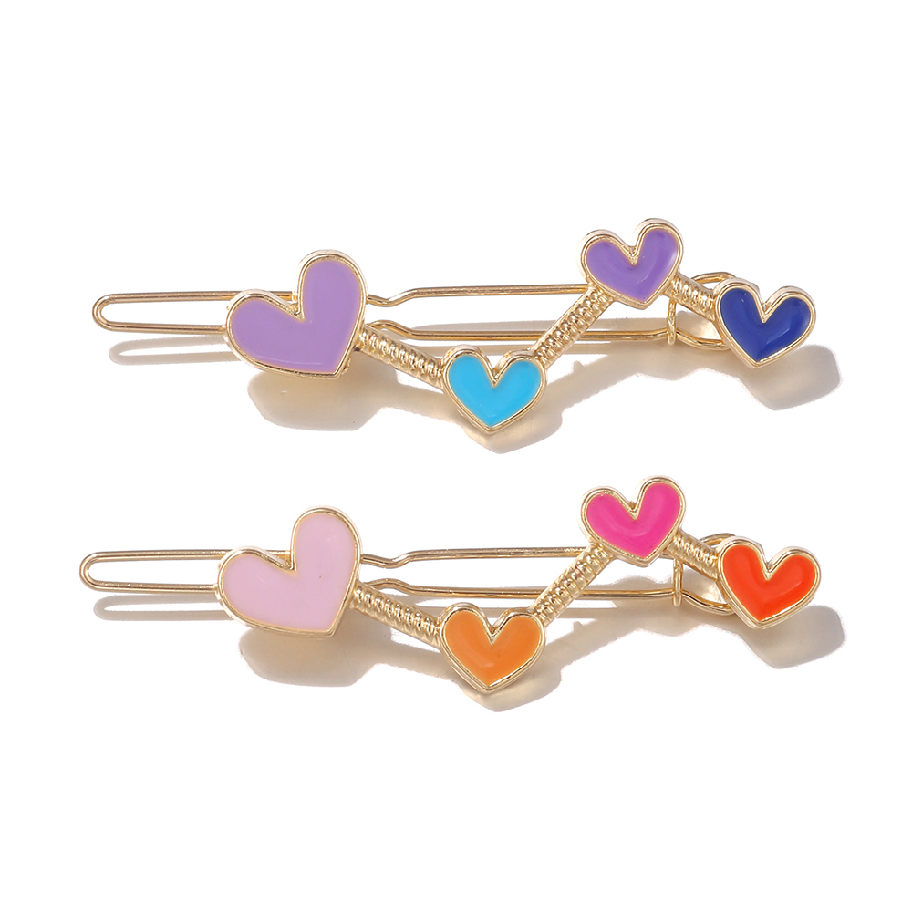 Elegant Cute Sweet Heart Shape Alloy Hair Clip display picture 1