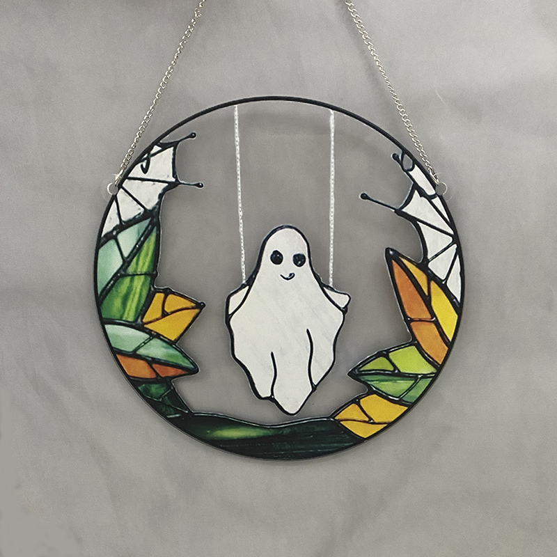 Halloween Ghost Arylic Party Hanging Ornaments display picture 2
