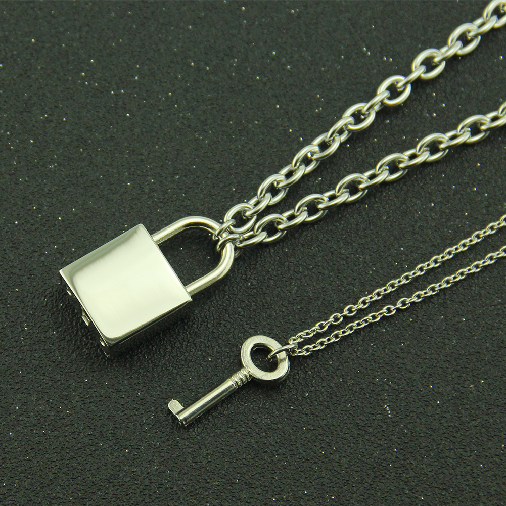 Einfacher Stil Schlüssel Sperren Legierung Männer Halskette Mit Anhänger display picture 5