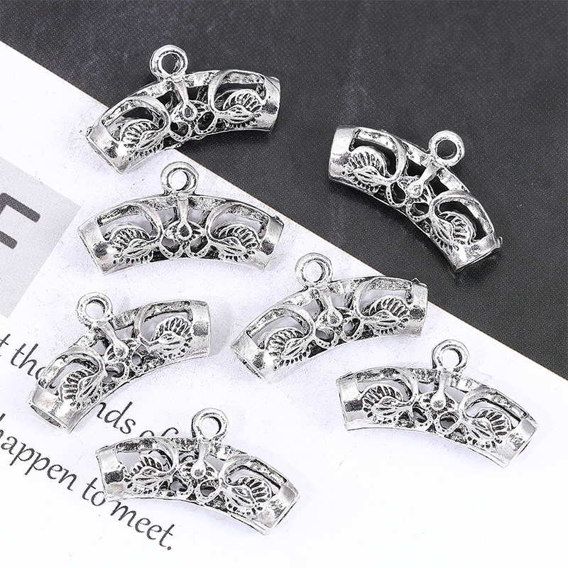 Retro Simple Style Solid Color Silver Plated Alloy Wholesale Jewelry Accessories display picture 4