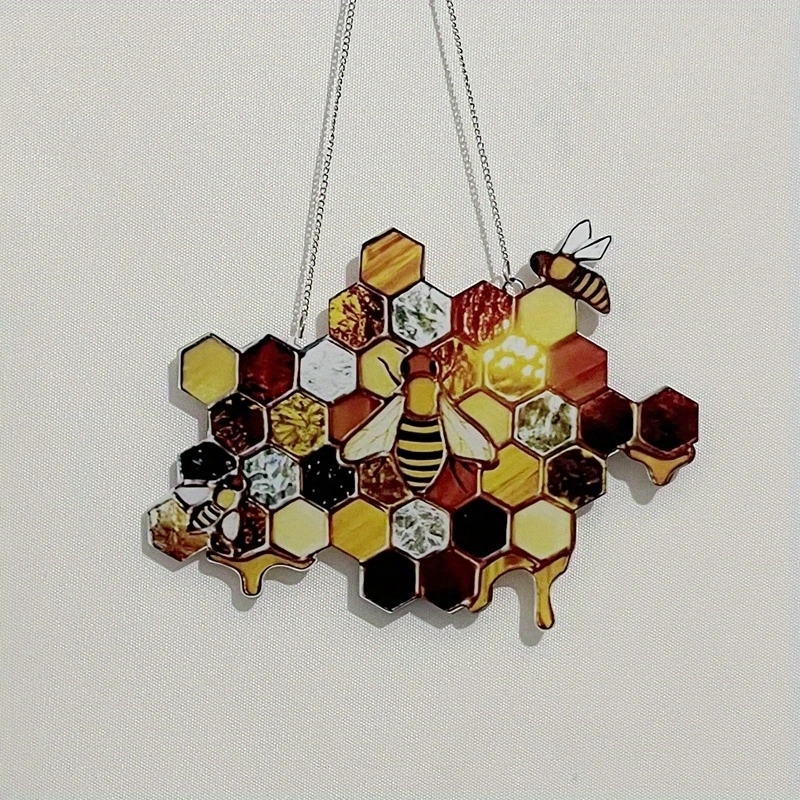 Ig Style Bee Arylic Pendant display picture 2