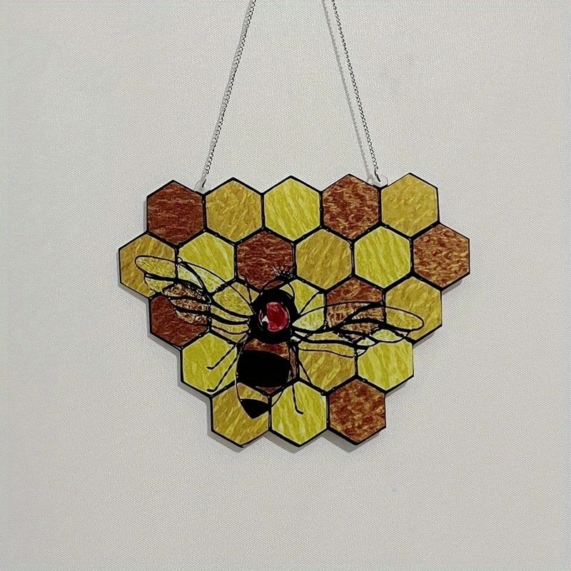 Ig Style Bee Arylic Pendant display picture 3