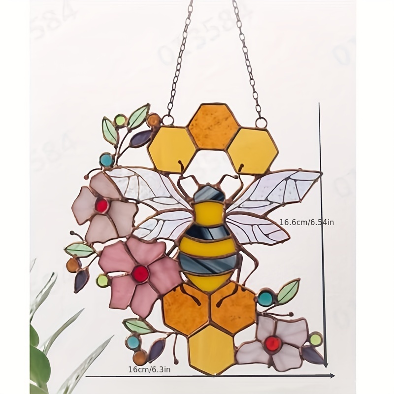 Ig Style Bee Arylic Pendant display picture 5