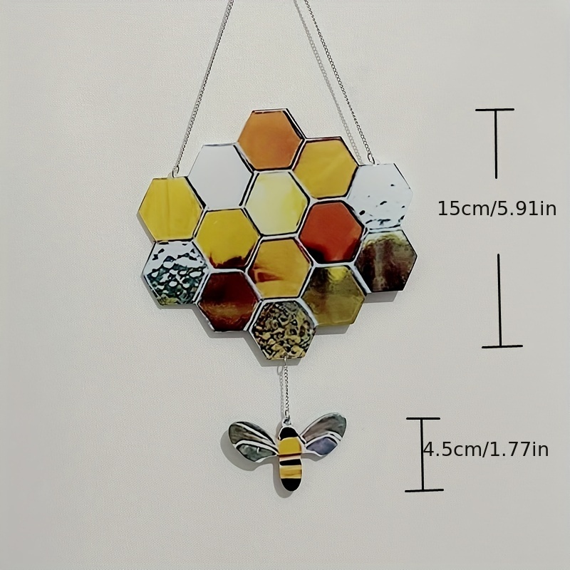 Ig Style Bee Arylic Pendant display picture 4