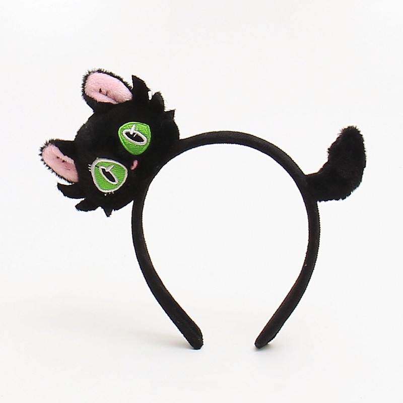 Women's Casual Cute Cat Flannel Hair Band display picture 4