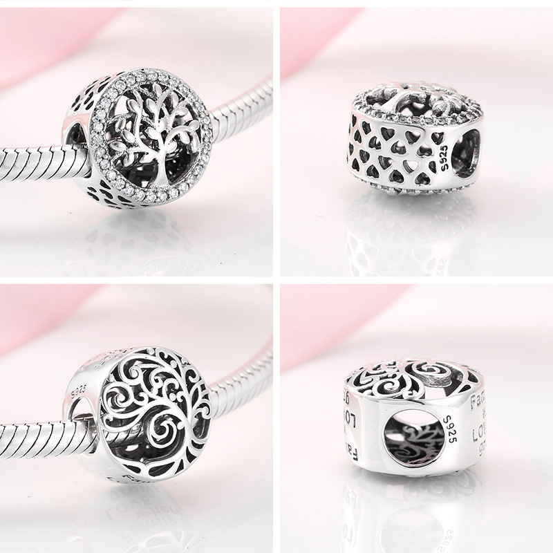 Casual Streetwear Heart Shape Zircon Sterling Silver Wholesale Jewelry Accessories display picture 2