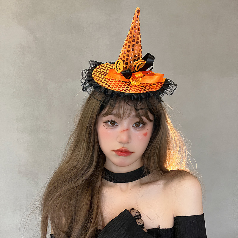 Exaggerated Funny Novelty Pumpkin Cloth Hair Band display picture 10