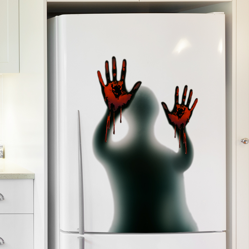 Halloween Vibe  Horror Shadow Pvc Wall Decal display picture 5