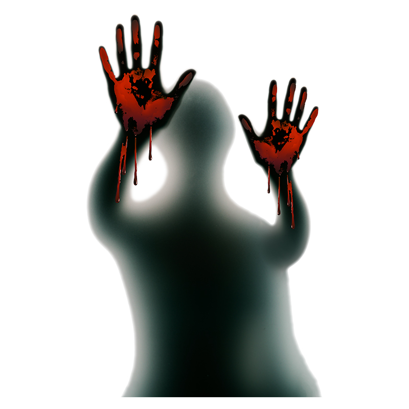 Halloween Vibe  Horror Shadow Pvc Wall Decal display picture 8